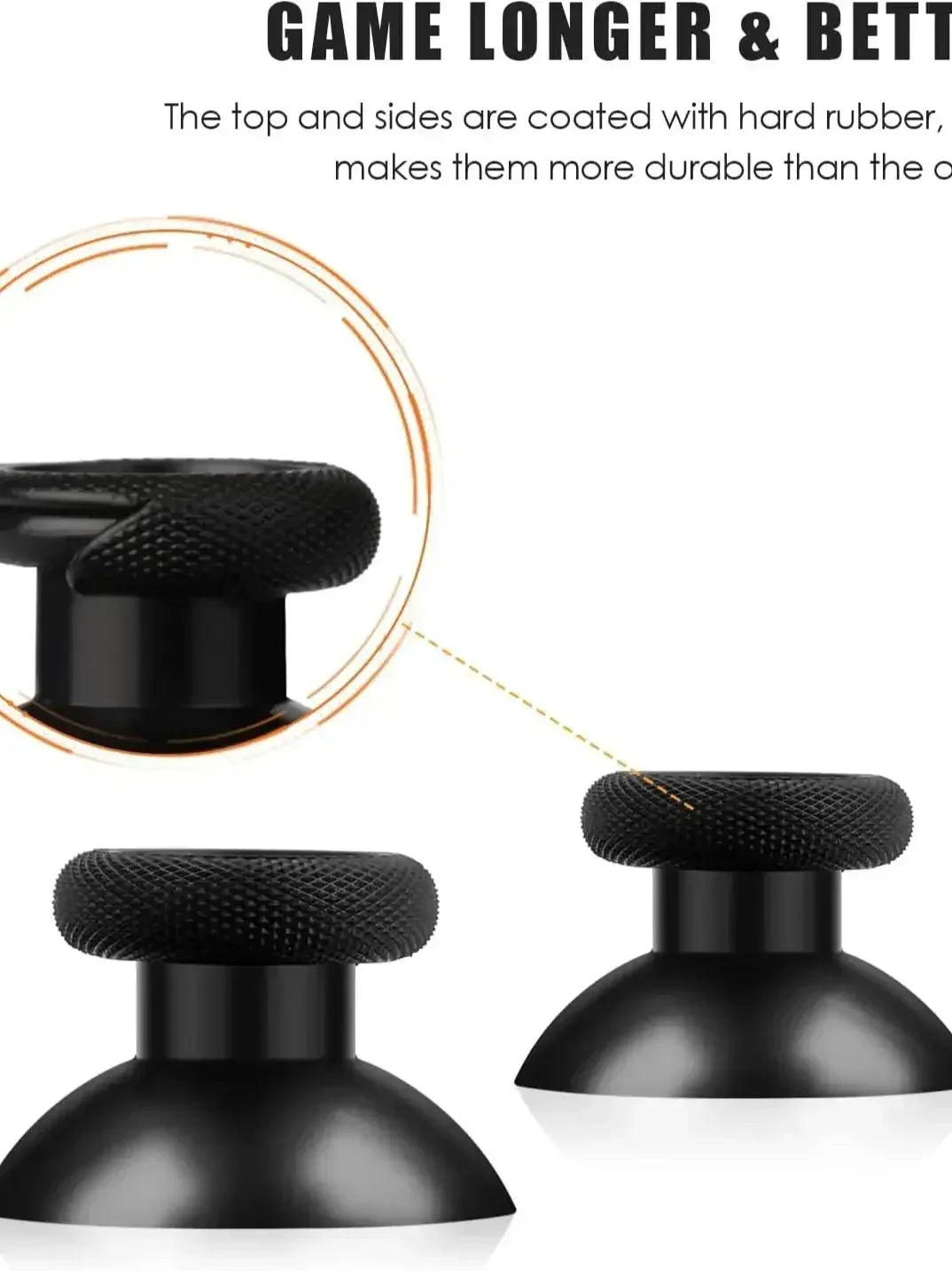 50-100PCS Replacement Mushroom Thumbsticks – 3D Analog Joystick Caps for Xbox One Controller