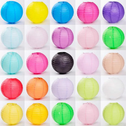 Paper Lantern Balls 10–40cm Baby Shower Birthday Wedding Party Decor DIY Craft Hanging Decoration Supplies