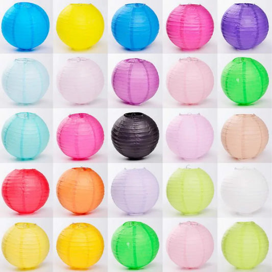 Paper Lantern Balls 10–40cm Baby Shower Birthday Wedding Party Decor DIY Craft Hanging Decoration Supplies