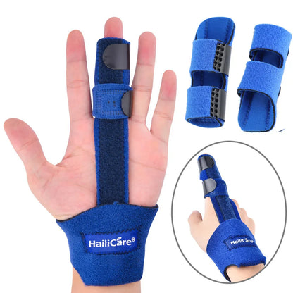 Adjustable Finger Splint Brace — Aluminum Alloy Support for Straightening Broken Fingers, Arthritis & Pain Relief