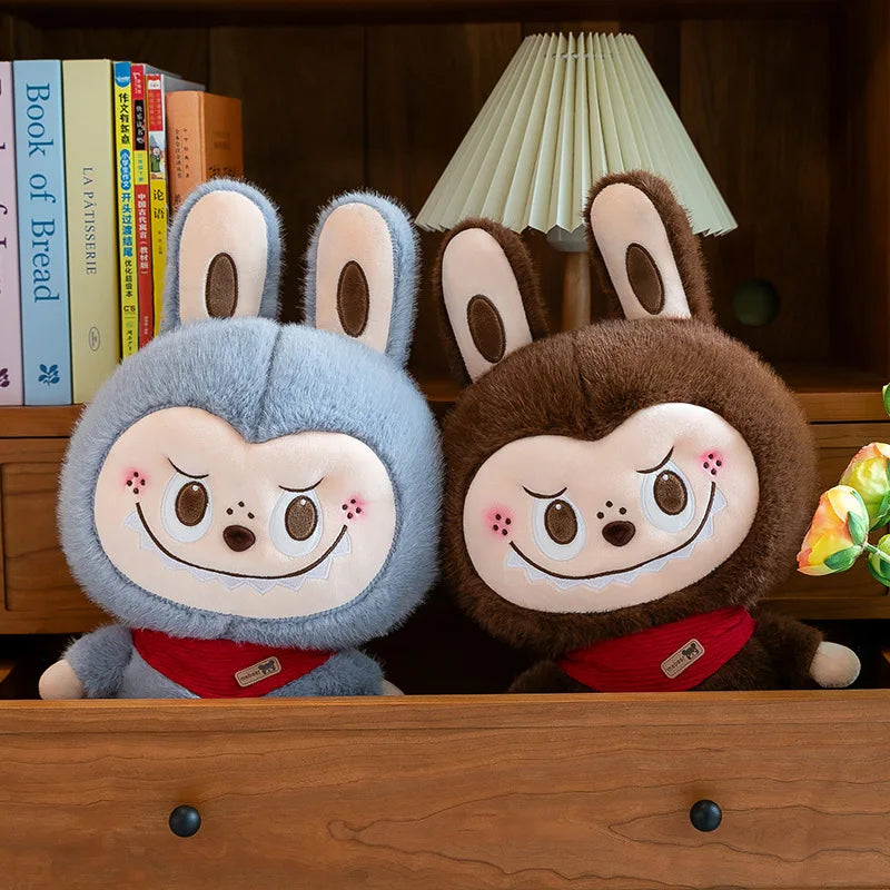 Rabbit Labubu Plush Toy — Cute Cartoon Soft Doll Pillow for Kids Gifts