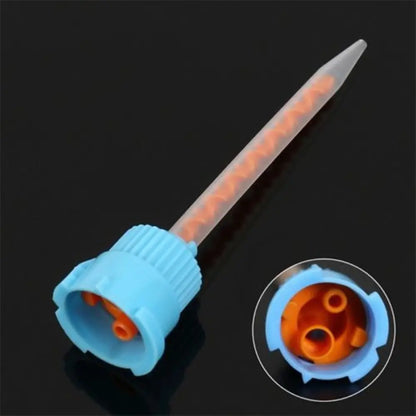 50pcs 10:1 Dental Silicone Rubber Mixing Heads for Dispensing Gun – Disposable Dentistry Materials