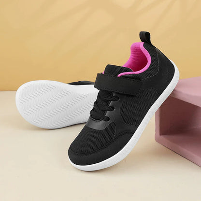 Kids Minimalist Sneakers – Boys & Girls Wide Barefoot Shoes, Natural Splay Toddler & Little Kid Shoes