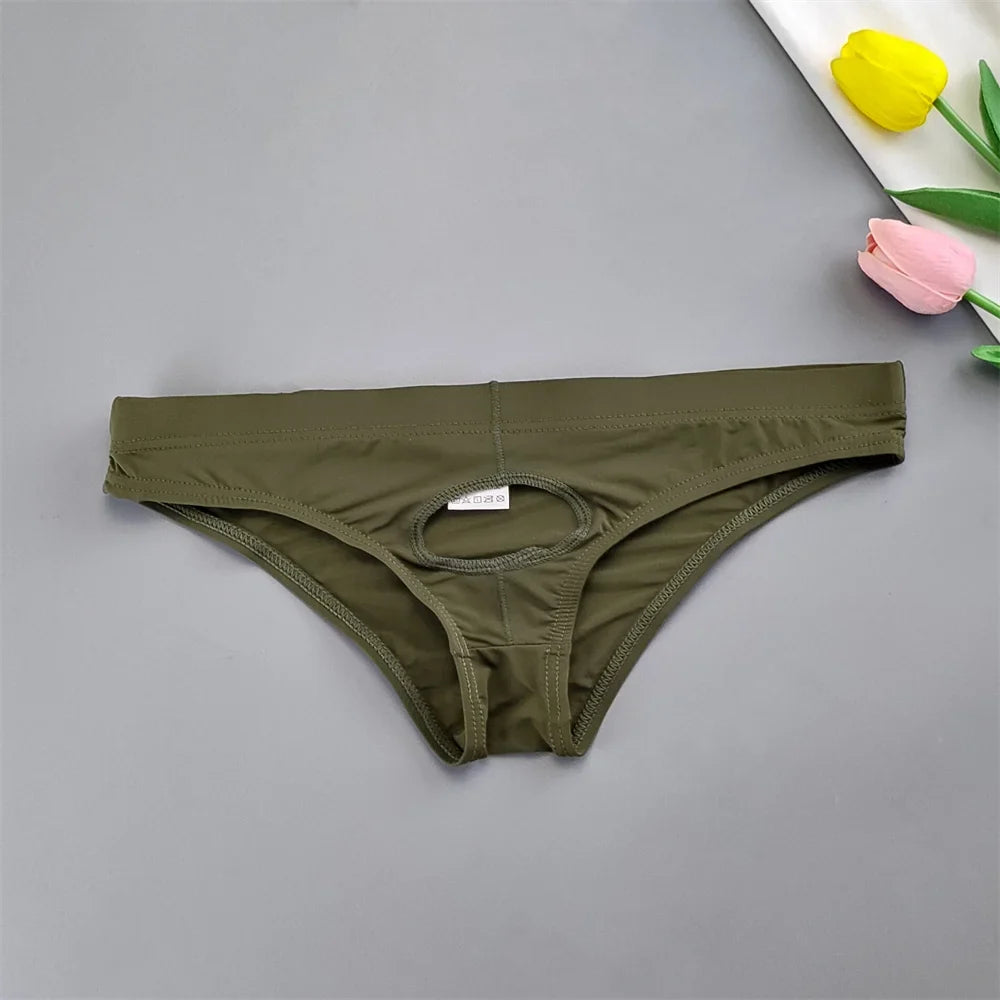 Men’s Ice Silk Ultra-Thin Briefs - Breathable Comfortable Everyday Underwear (M-XXL, Plus Size Fit)