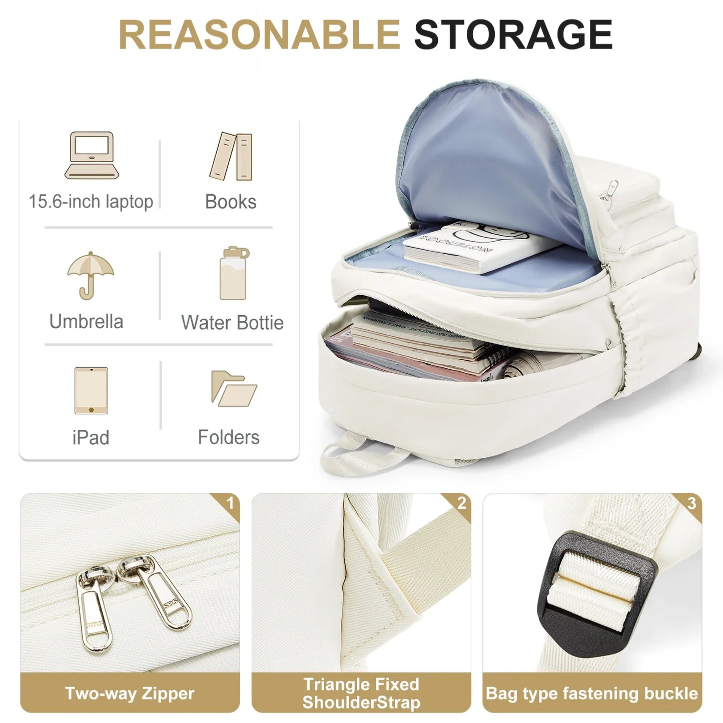 Kids & Teen Backpack | Cute Multipocket School Bag for Girls, Boys & Travel