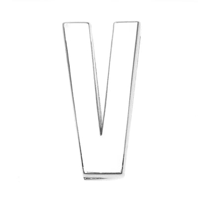 12PCS 30mm Chrome Alphabet Slide Charms A–Z – DIY Bracelet, Wristband, Pet Collar & Jewelry Making Beads