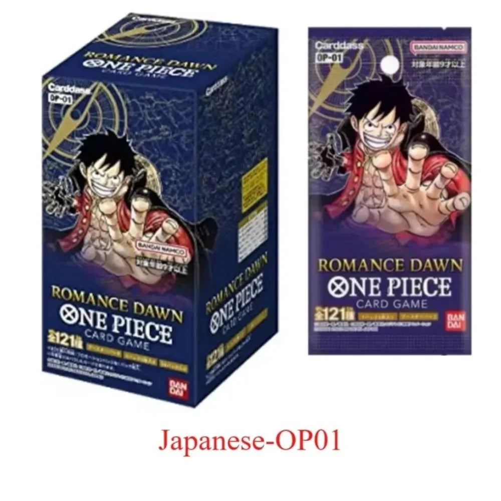 Bandai One Piece OPCG TCG Game Card — Sealed Booster Pack, Collectible Cartoon Cards for Toys & Gifts