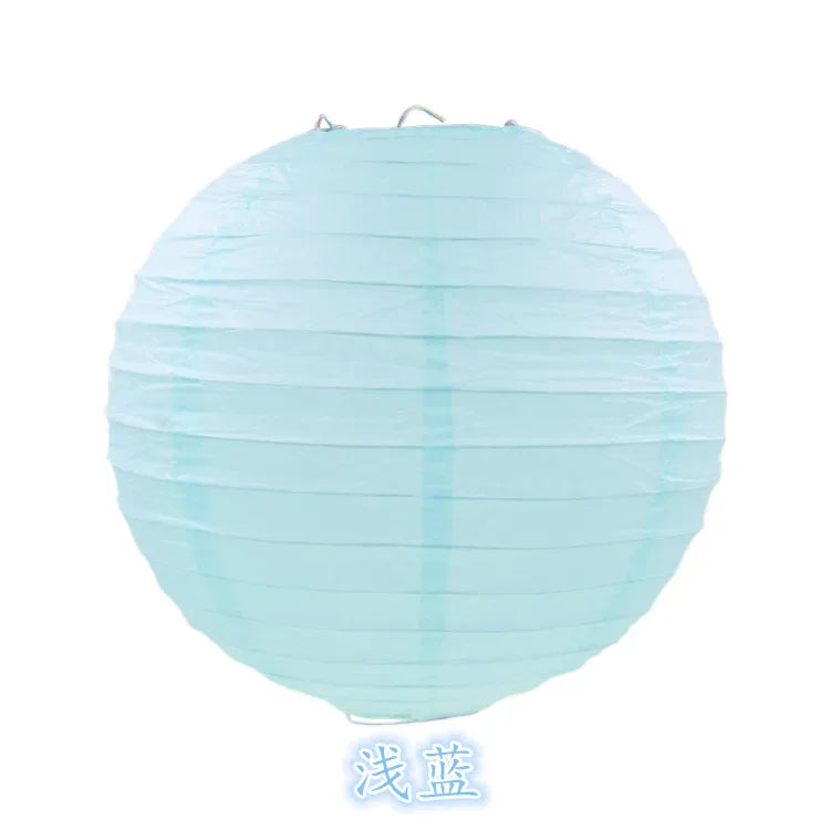 Round Paper Lanterns for Birthday Wedding Party Decor, DIY Hanging Lampion Balls, 4/6/8/10/12/14/16 Inch Craft Supplies