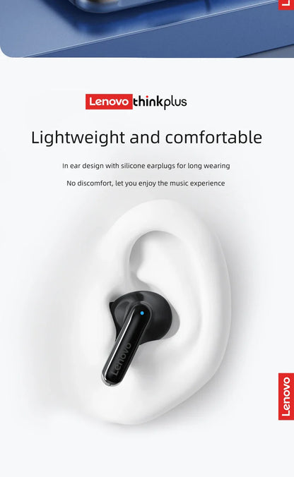 Lenovo Thinkplus XT88 In-Ear Bluetooth Earphones — Dual Mic, Stereo Noise Reduction, Bass HiFi Touch Earbuds