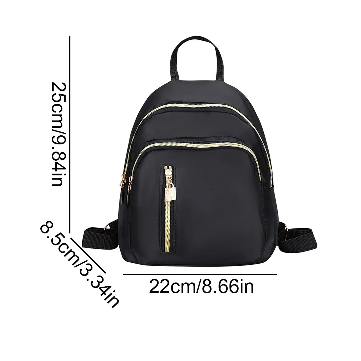 Women’s Lightweight Casual Backpack – Cute Small Daily Travel Shoulder Bag for College, Commute & Outdoor Use