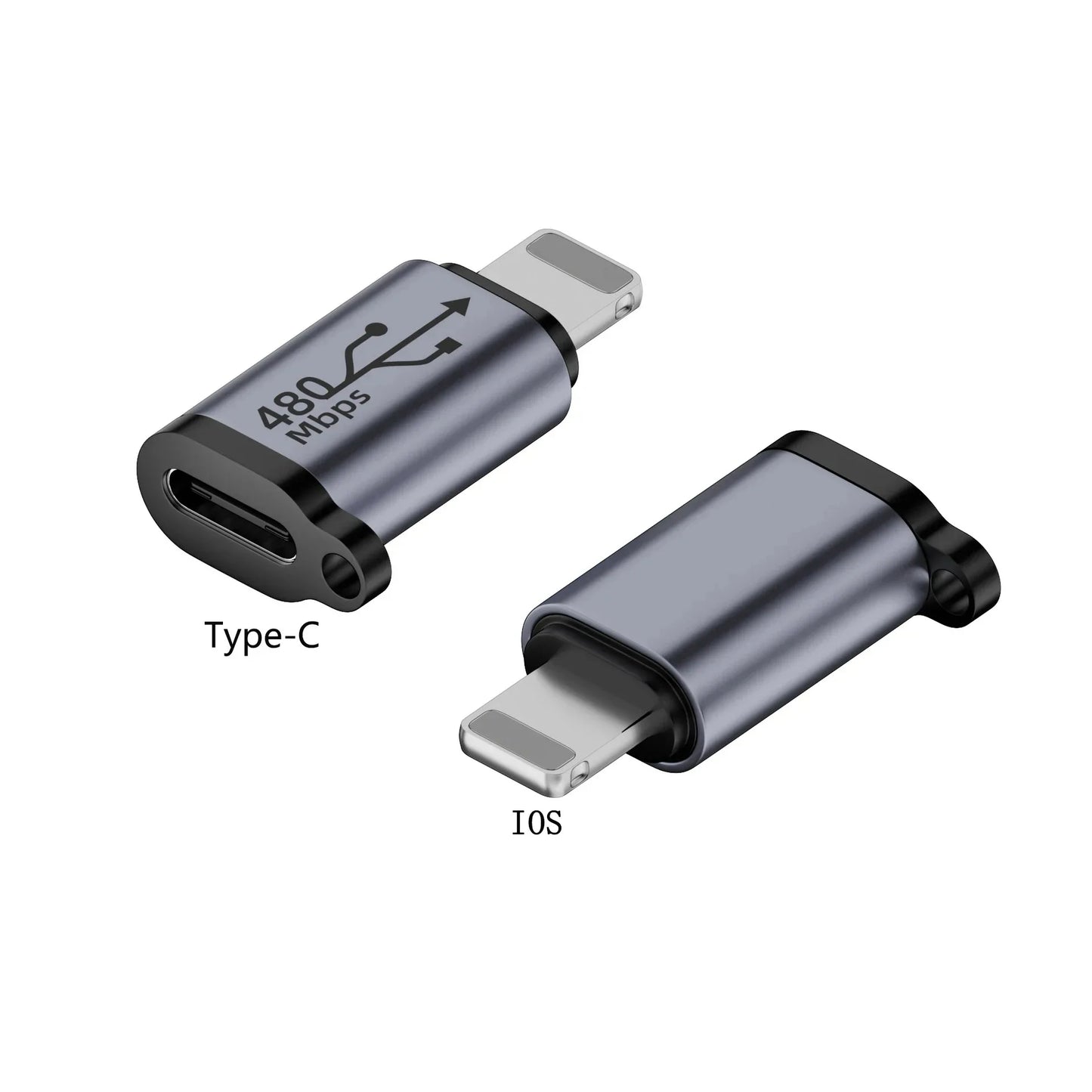 Multi Connector Adapter - Type C Female to Mini USB, Micro USB & iOS Conversion Adapter for Universal Device Compatibility