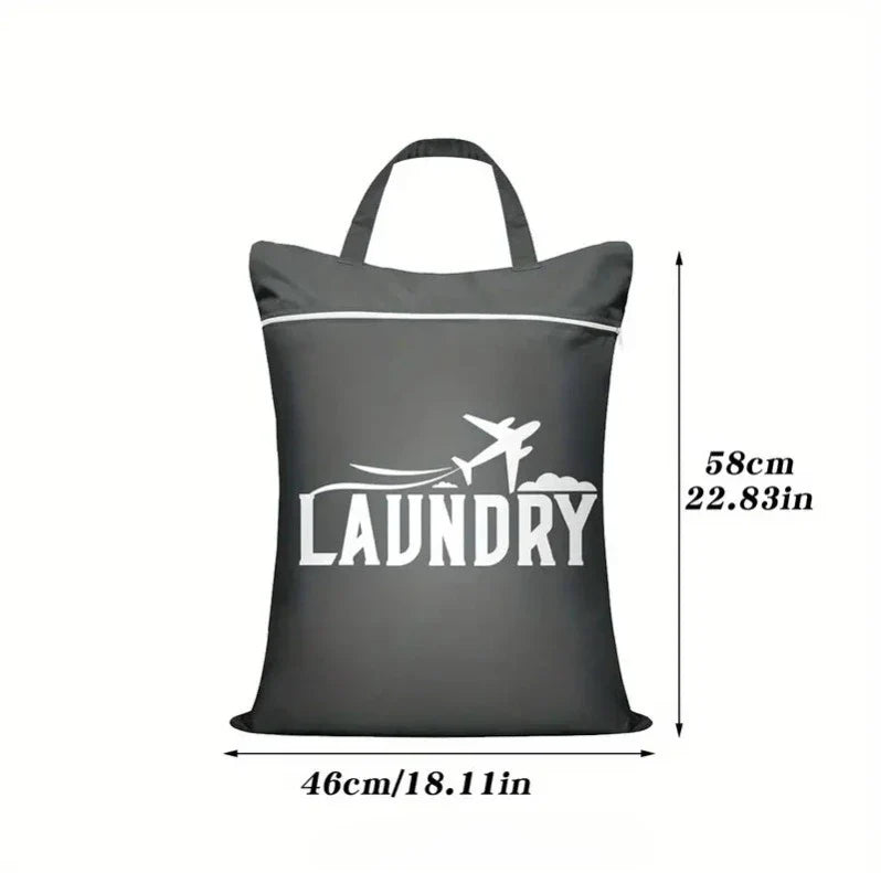 Large Travel Organizer Bag – Durable Clothes & Laundry Storage Pouch with Handles for Swimwear, Gym Gear, and Dirty Clothes