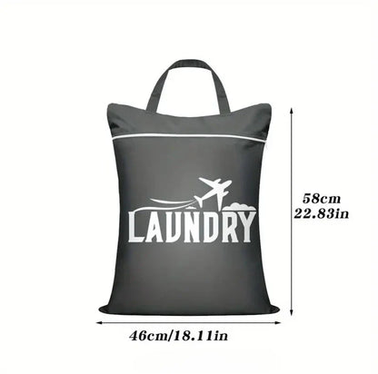 Large Travel Organizer Bag – Durable Clothes & Laundry Storage Pouch with Handles for Swimwear, Gym Gear, and Dirty Clothes