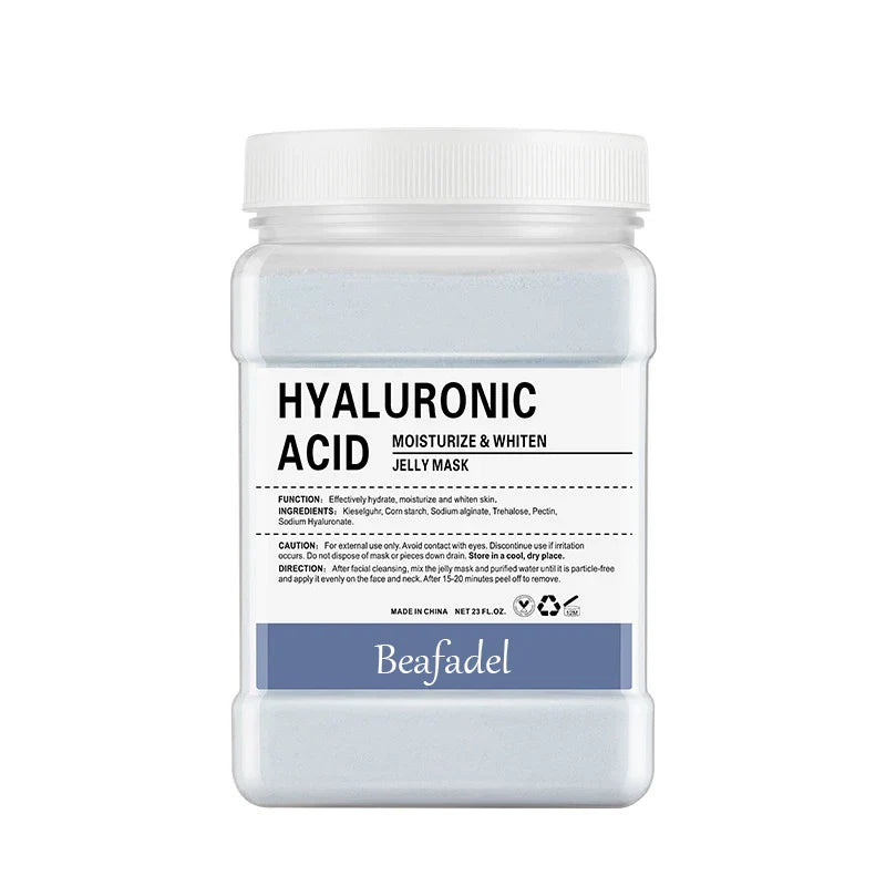 650g/200g Soft Hydro Jelly Mask Powder – DIY Hydrojelly Peel Off Masks with Hyaluronic Acid & Rose for Facial Skin Care