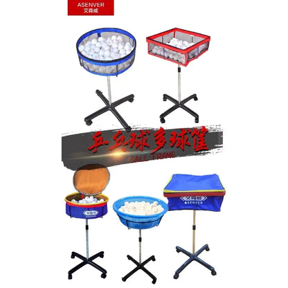Table Tennis Ball Retriever Collector – Multi-Ball Storage Holder & Ping Pong Ball Picker for Training and Practice Accessories