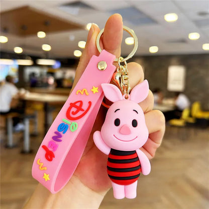 Kawaii Anime Disney Toy Story Keychain – Cartoon Doll Pendant Keyring for Kids, Personalized Gift