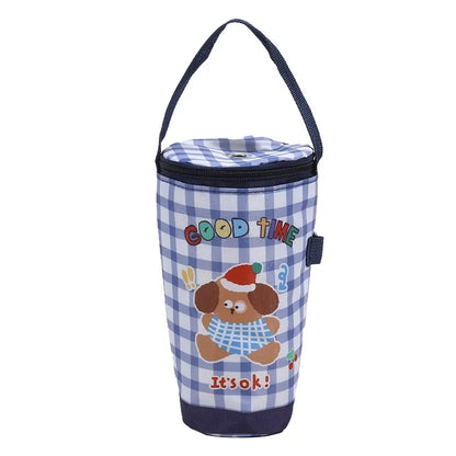 Portable Milk Tea Tote Bag – Insulated Heat Preservation Cup Carrier, Handbag for Drinks, Umbrella, and Camping Accessories