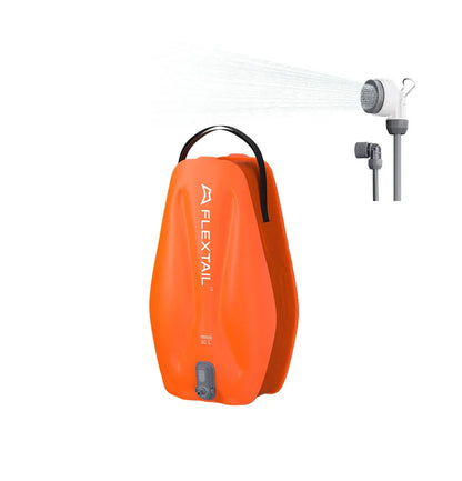 FLEXTAIL Tiny 20L Shower Bucket – Outdoor Water Reservoir with Built-In Pump, Automatic Dispensing & Two-Speed Control