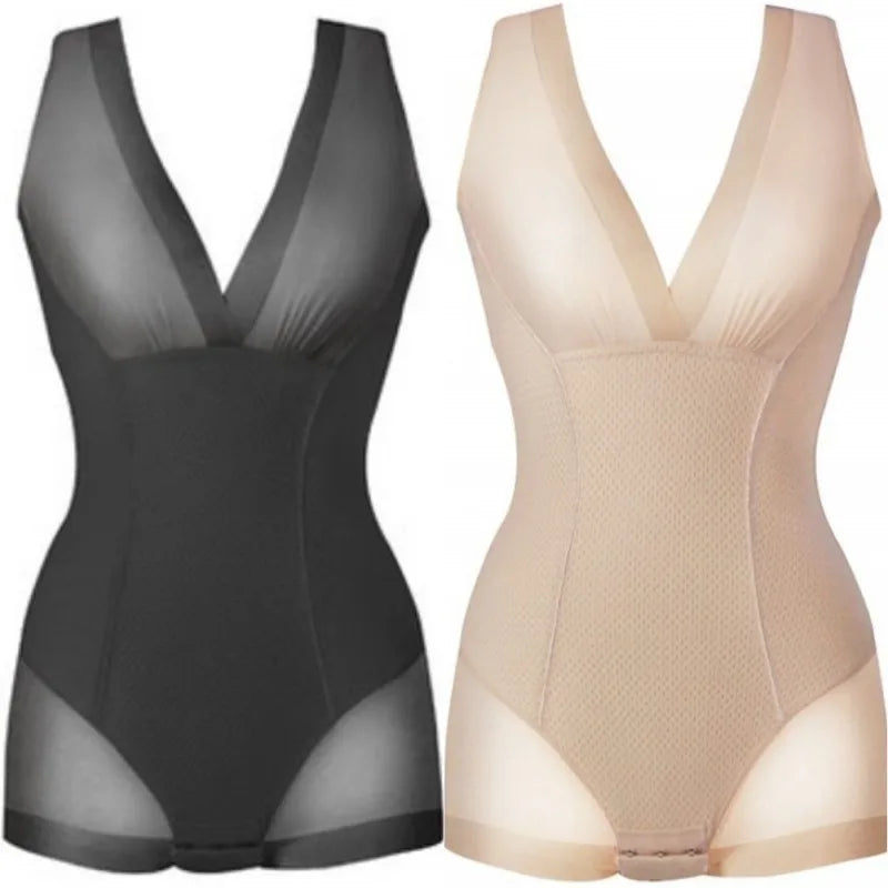 Postpartum Shapewear Tummy Suits: Women's Slimming Burn Fat Shapers, Waist Control Full Body Shaper - Waist Trainer Corset