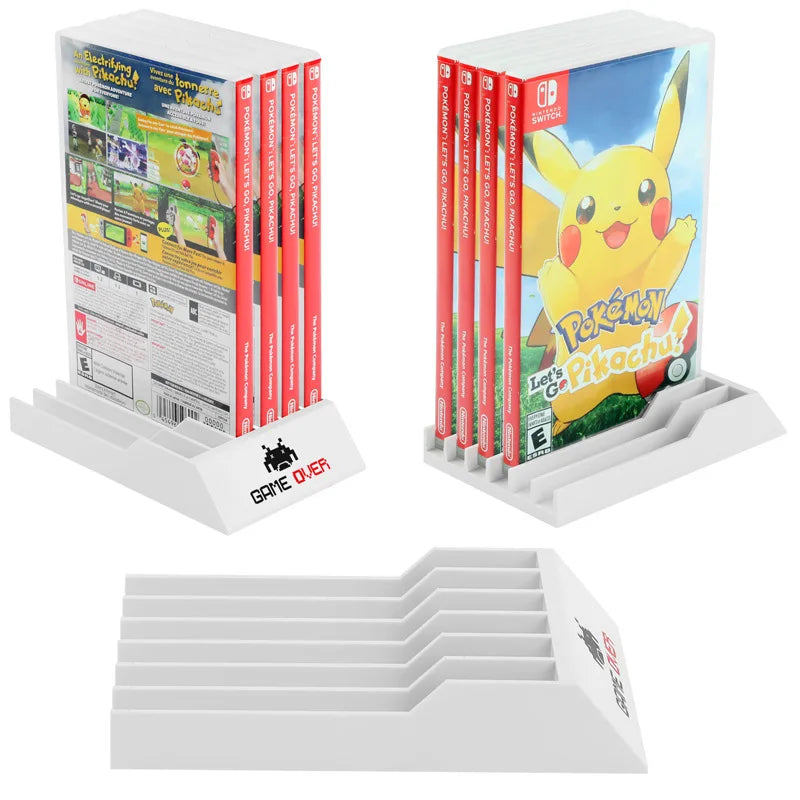 6-Slot Game Card Storage Stand for Nintendo Switch/Lite/OLED – Compatible Base Holder for Physical Game Cards