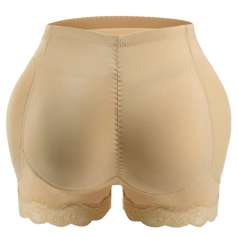 Padded Butt Lifter Corrective Underwear - Butt Enhancer Body Shaper, Modeling Strap Fake Hip Shapewear, Push Up Panties