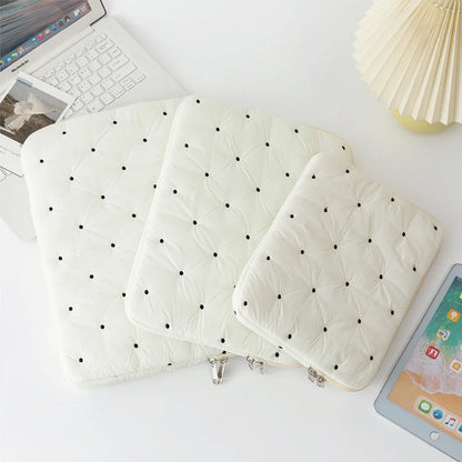 Puffy Laptop & Tablet Bag — Cute Protective Sleeve for MacBook Air 13, 13-14 Inch Notebooks, 15-16 Inch Laptops, 9-11 Inch Tablets for Girls