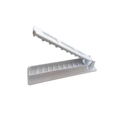 New Single Row Kebab Maker - BBQ Meat Skewer Machine, Reusable Plastic Kebab Press - Kebab Preparation BBQ Tool for Easy Skewering