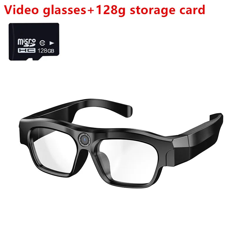 4K Bluetooth HD Video Glasses – Mini Smart Camera for Driving, Cycling, Wireless Music, and Hands-Free Calls