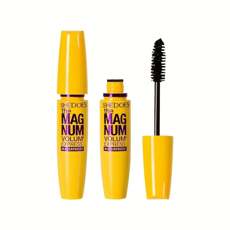 4D Black Mascara – Thickening, Lengthening, Curling, Waterproof Liquid Fiber Formula