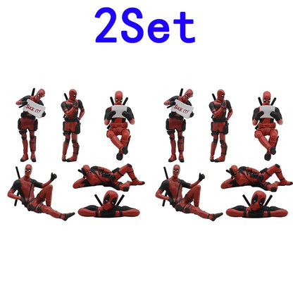 Deadpool & Wolverine Movie Figures – Cute Action Toy Dolls & Plush Decor for Kids’ Birthday Gifts