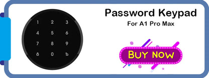 A1 Pro Max Bluetooth Smart Door Lock – Tuya APP Remote Control, Keyless Unlock, DIY Easy Installation for Smart Life