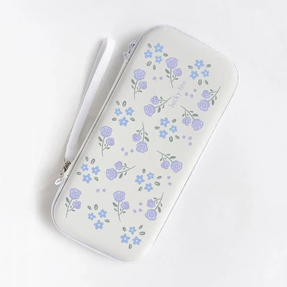 Blossom Guard: Lucky Flower Protective Storage Bag for Nintendo Switch Lite - Portable Carrying Case with Console Cover & Protector
