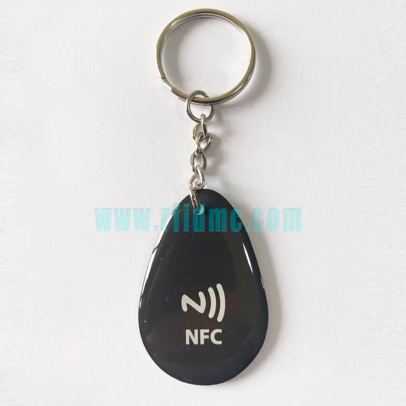 Instagram NFC Epoxy Key Tag – 13.56MHz RFID Proximity Keychain to Increase Followers