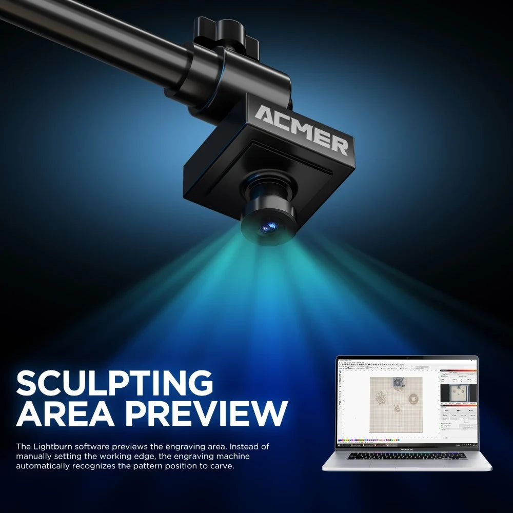 ACMER A500 Laser Engraver Camera - HD Camera for Precise Positioning & Video Recording