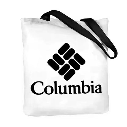 Classic Canvas Tote Bag - Large Capacity Double-Sided Print Shoulder Shopping Bag