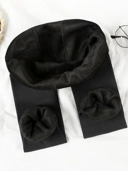 Women’s Winter High Waist Leggings – Thick Velvet Solid Color Leggings in 8 Colors, S-XXL, Warm Autumn Fashion Pants