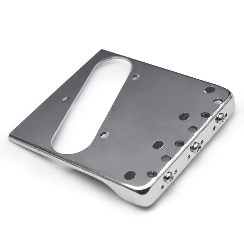 Pro Telecaster TL Bridge Upgrade — 6-Point Brass Saddles with Ashtray Design, CNC Aluminum Base for Vintage Tone Enhancement