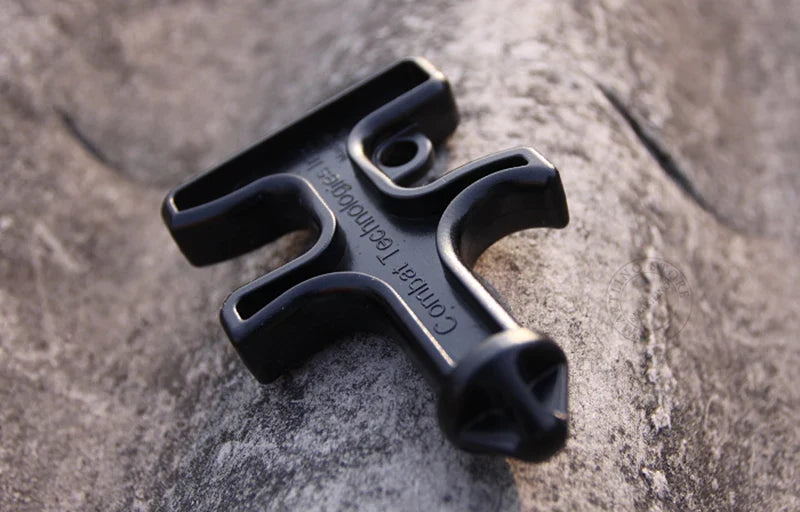 Nylon Plastic Steel Self-Defense Stinger – Emergency Glass Breaker & EDC Survival Tool for Outdoor Camping
