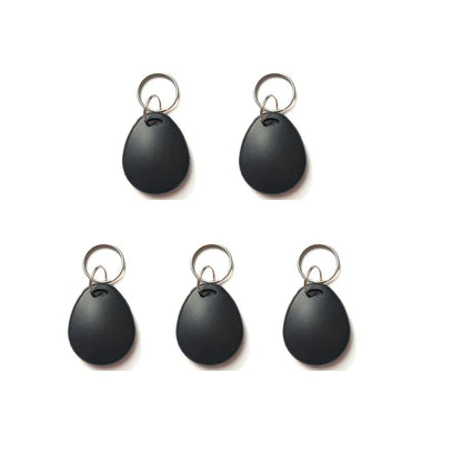 5/10PCS Black RFID ID 125KHz EM4305 T5577 Waterproof Blank Key Ring Tags – Writable Rewritable Keyfob Cards