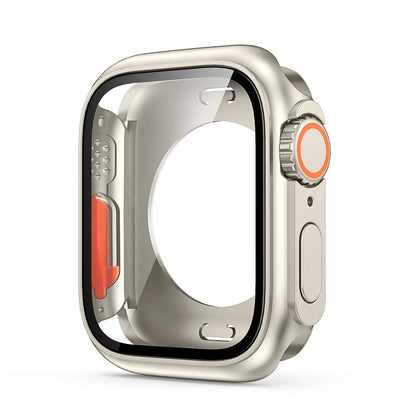Hard PC Front & Back Screen Protector Case for Apple Watch Series 4-9 & SE/Ultra – 40mm-45mm iWatch Cover
