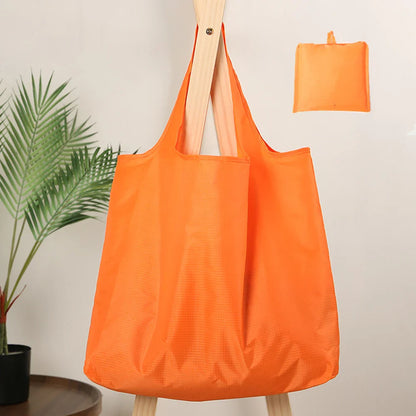 Eco-Friendly Reusable Shopping Bag — Foldable Shoulder Grocery & Market Tote for Supermarket and Everyday Use