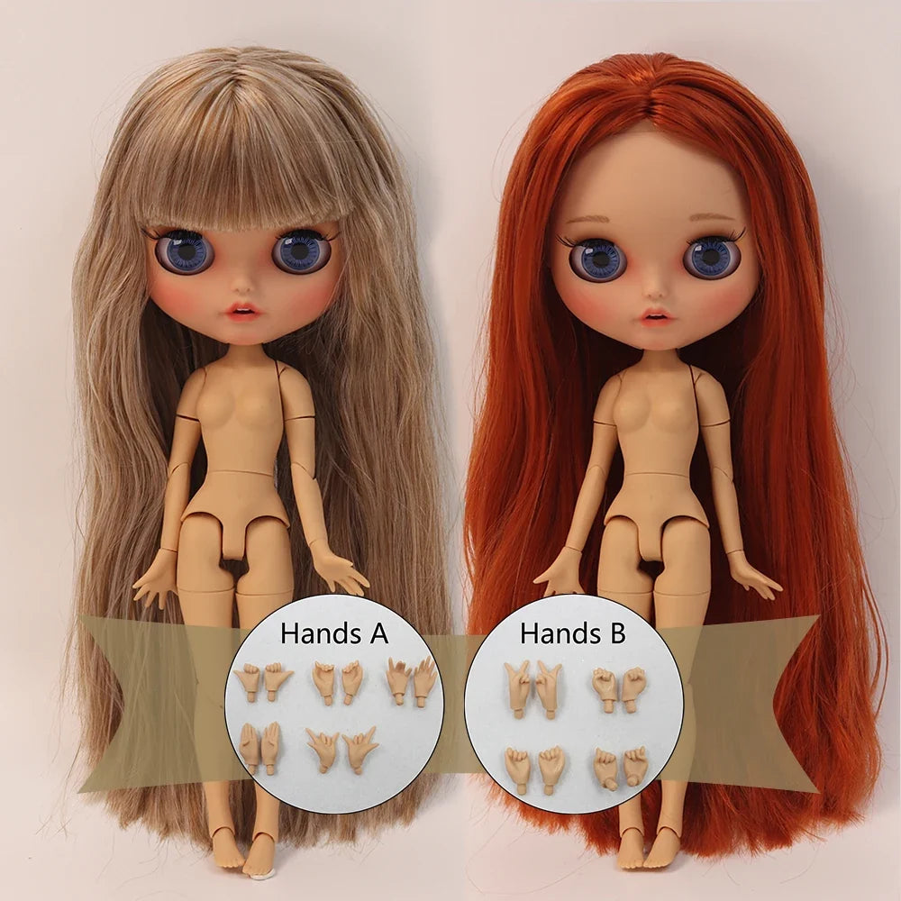 ICY DBS Blythe 1/6 BJD Doll - 30cm Jointed Body Tan Skin Anime Girl Toy