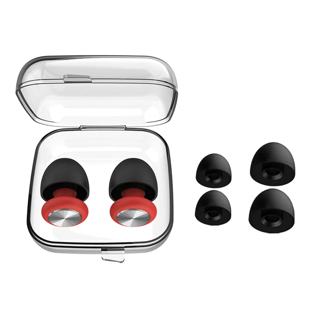 Silicone Soundproof Earplugs — Anti-Noise Sleeping & Swimming Ear Protection, Noise Reduction & Sound Insulation
