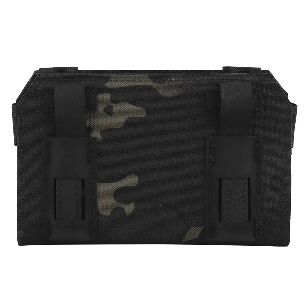 Tactical Admin Phone Pouch MOLLE – Military Hunting Vest Front Panel Map Holder & Utility Carrier Bag for Outdoor Navigation