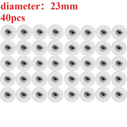 DIY Transparent Plastic Snaps – Invisible Seamless Fasteners, Durable Button Alternatives for Shirts & Dresses