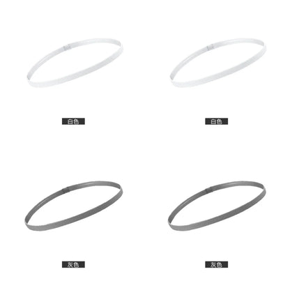 4 Pack Non-Slip Elastic Sports Headbands – Thick Sweatbands for Men & Women, Exercise & Outdoor Use