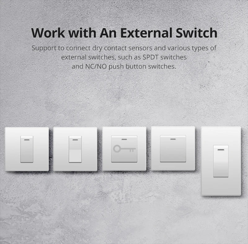 Sonoff Mini R2 WiFi Smart Switch - Remote Control, 2-Way Timer, Wireless DIY Switch with eWeLink App