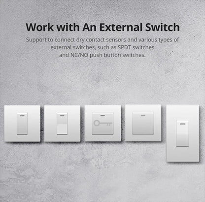 Sonoff Mini R2 WiFi Smart Switch - Remote Control, 2-Way Timer, Wireless DIY Switch with eWeLink App
