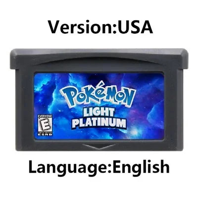 GBA Game Cartridge – 32-Bit Pokemon Series: Crown Clover, Unbound, Quetzal, Glazed, Gaia & Emerald Legacy