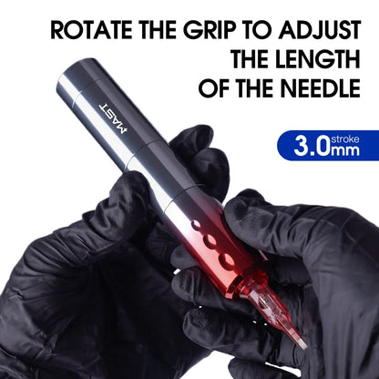 Mast Wireless Tattoo Machine – Coreless Motor Pen for Permanent Makeup & Tattoos, Instant Start-Up Mode